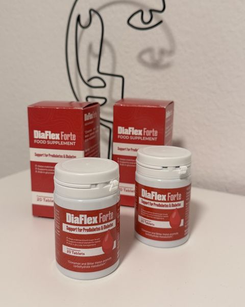 Frasco de comprimidos DiaFlex Forte