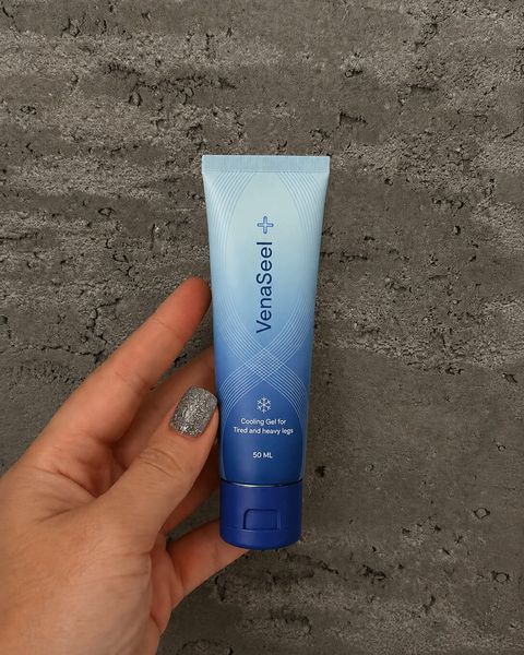 Bisnaga e caixa de VenaSeel gel de 50 ml