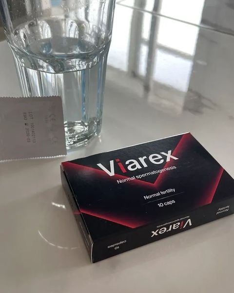Caixa Viarex e cápsulas